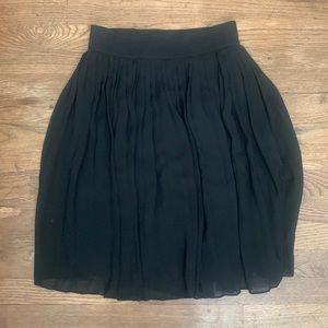 Alfani Black Pleated Circle Skirt - XS